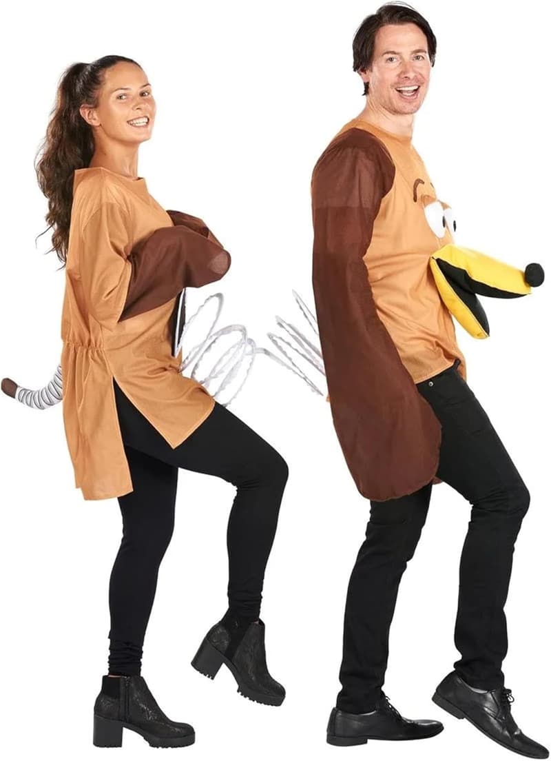 Adult Slinky Dog Costume for Two | One Size