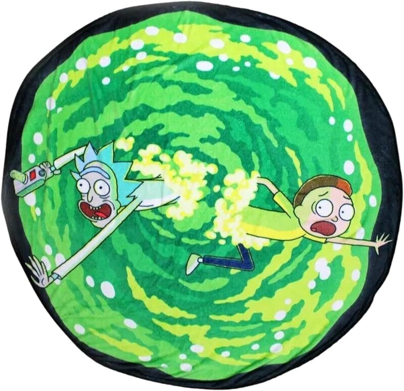 Rick and Morty 48-Inch Fleece Throw Blanket