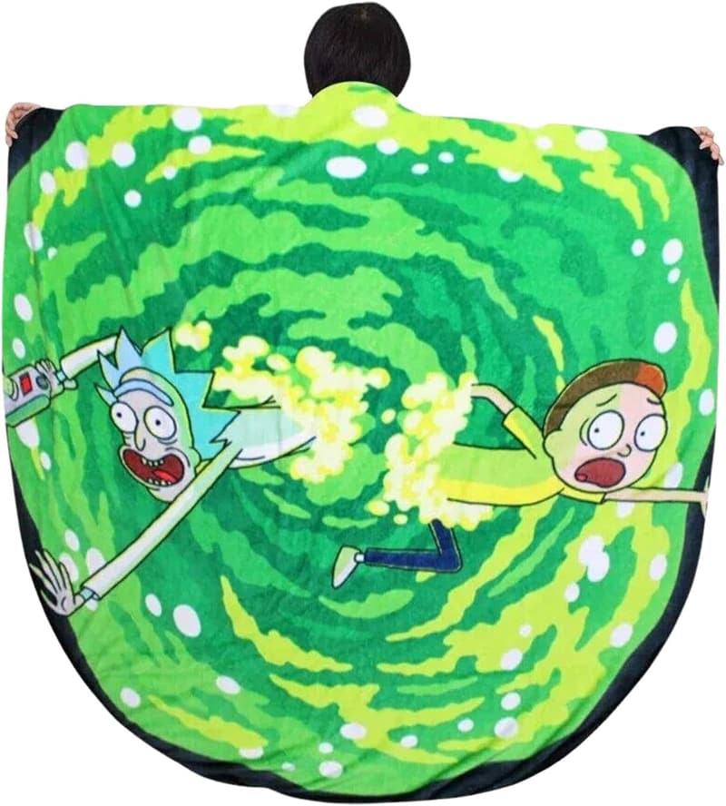 Rick and Morty 48-Inch Fleece Throw Blanket