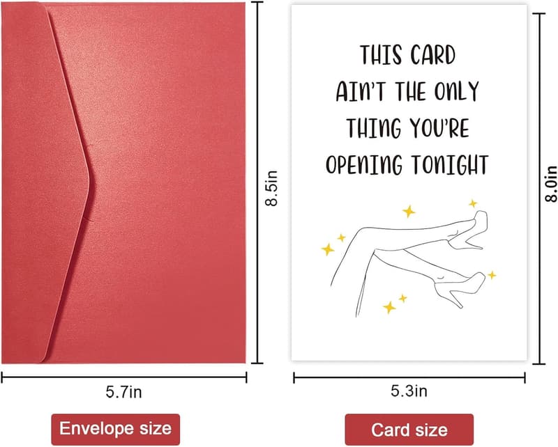 Funny Anniversary Card for Couples - Rude Pun Design
