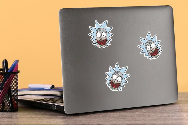 Rick & Morty Deluxe 50ct Vinyl Sticker Pack for Laptops & More