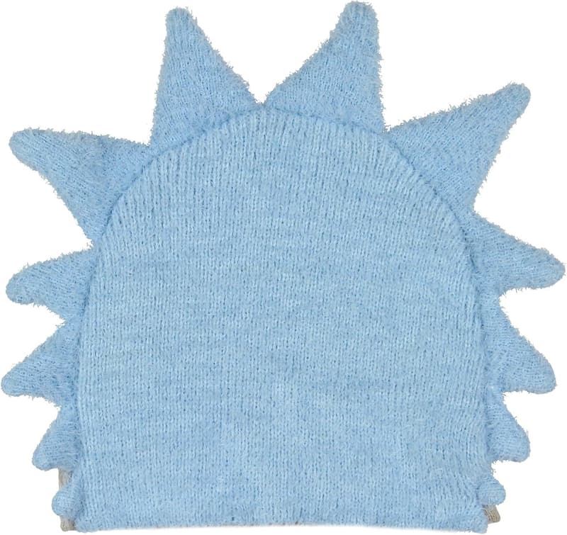 Rick and Morty Fuzzy Knit Beanie with 3D Hair Design