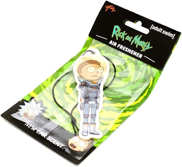 Rick and Morty Coffee Mug “Peace Among Worlds” with Morty Air Freshener