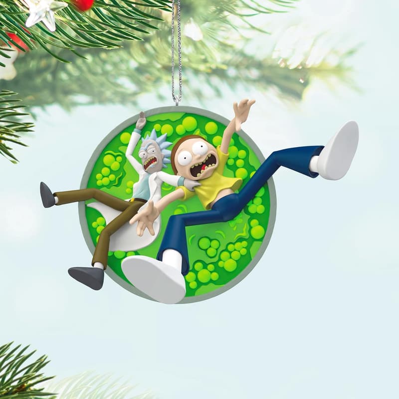 Rick and Morty 2024 Keepsake Christmas Ornament