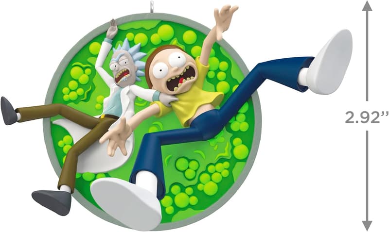 Rick and Morty 2024 Keepsake Christmas Ornament