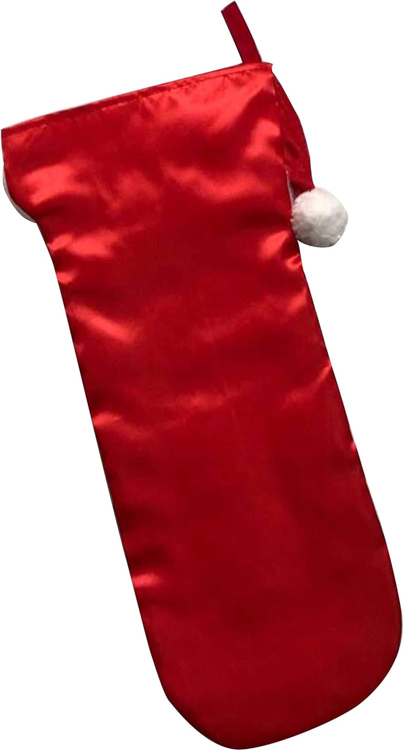 Rick and Morty Pickle Rick Christmas Stocking with Santa Hat