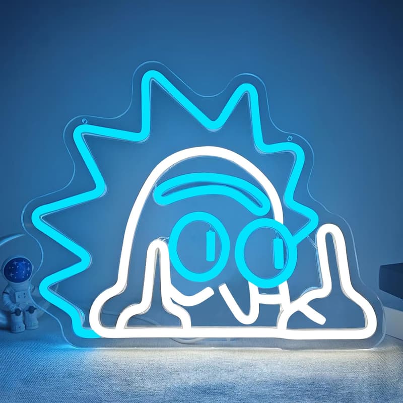 Dimmable Anime Neon Sign for Bedroom & Man Cave Decor