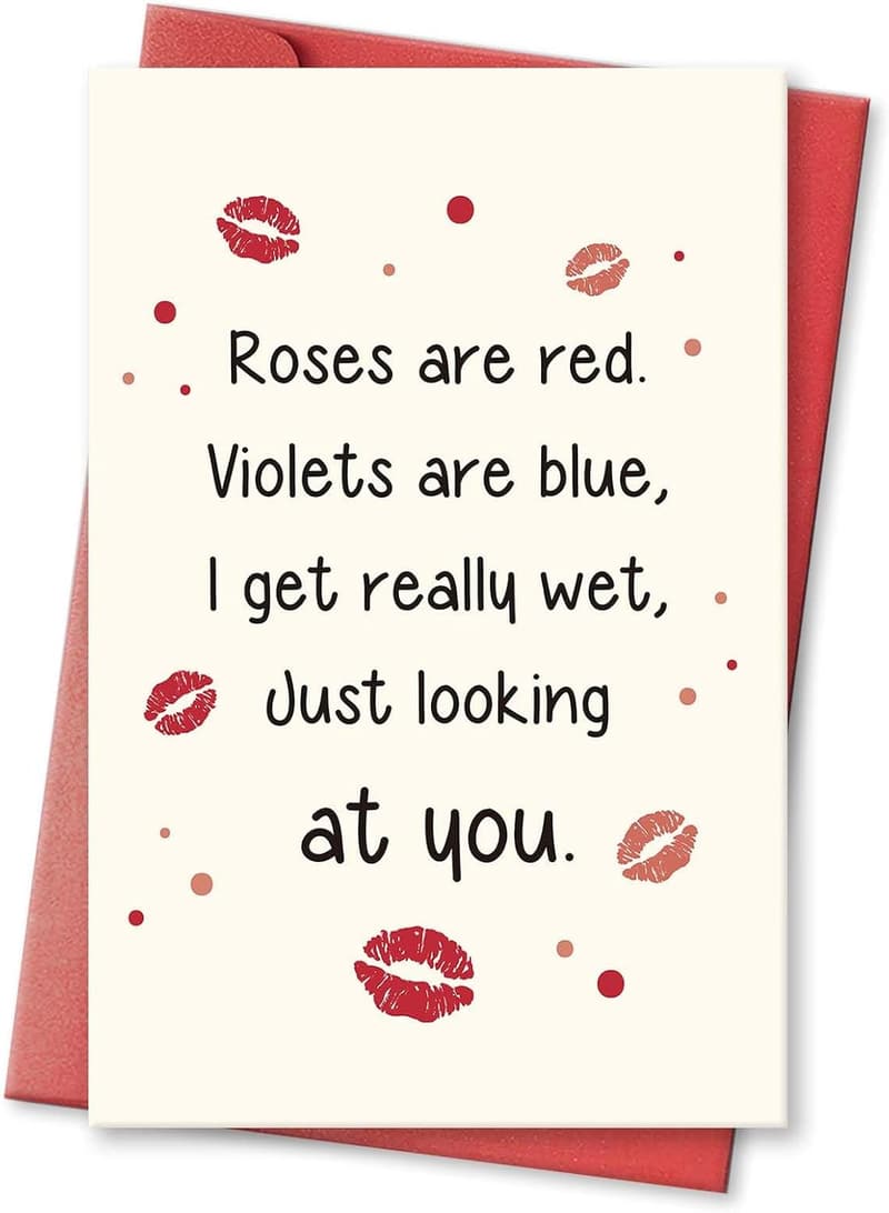 Funny Valentine's Day Card for Him - Rude Adult Humor