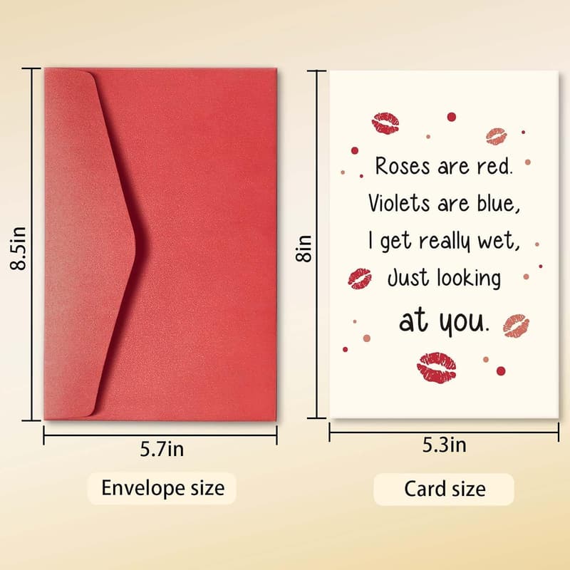 Funny Valentine's Day Card for Him - Rude Adult Humor
