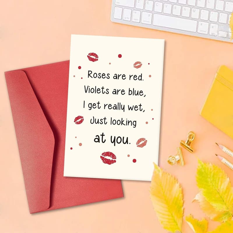 Funny Valentine's Day Card for Him - Rude Adult Humor