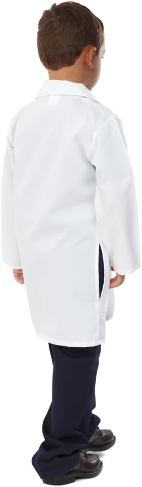 Children's White Doctor Lab Coat - 3/4 Length Costume