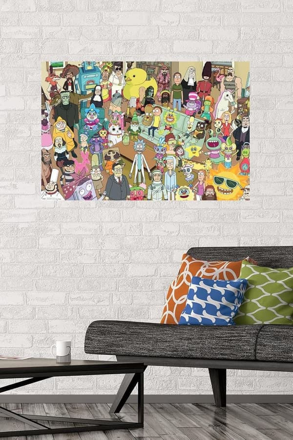Rick and Morty Group Wall Poster, 22.375