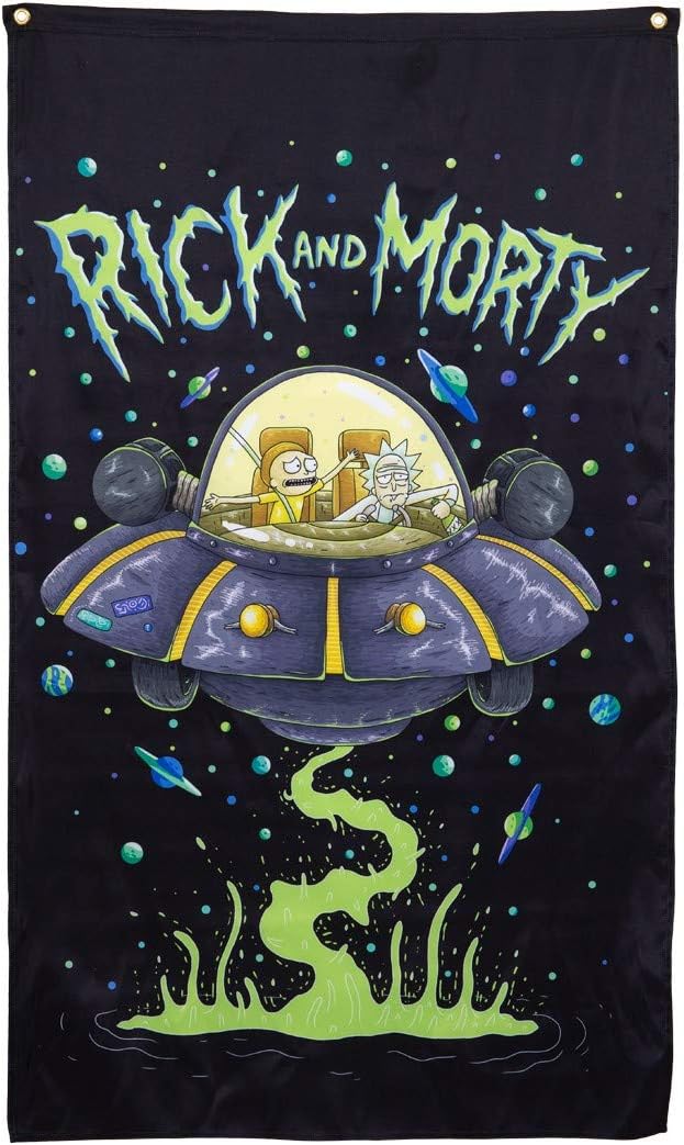 Rick and Morty Space Cruiser Indoor Wall Banner (30