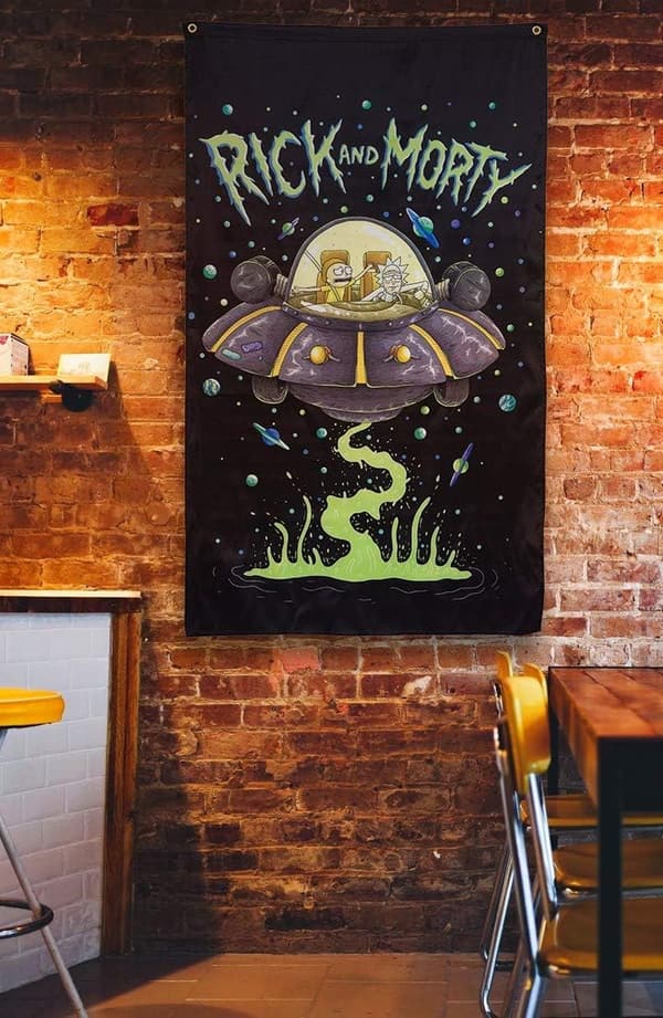 Rick and Morty Space Cruiser Indoor Wall Banner (30