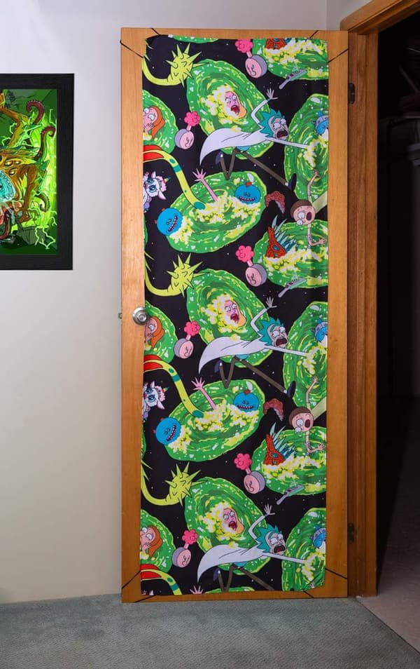 Rick and Morty Portal Door Banner (25