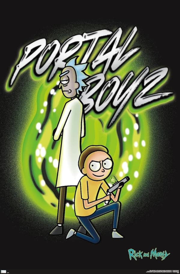 Rick and Morty Portal Boyz Wall Poster, 34
