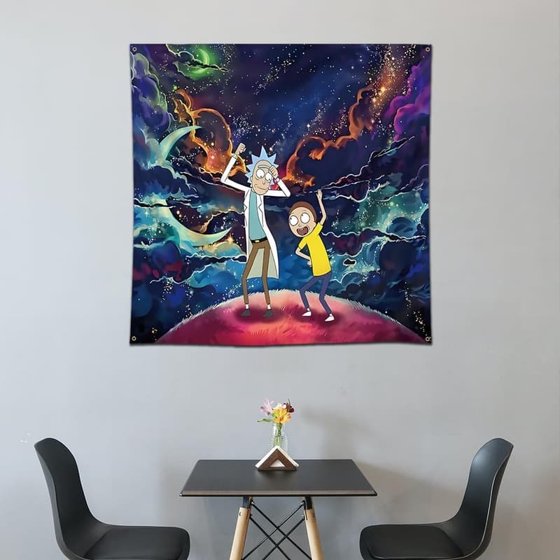 Anime Tapestry for Teen Girls – 48x48 Inch Bedroom Decor