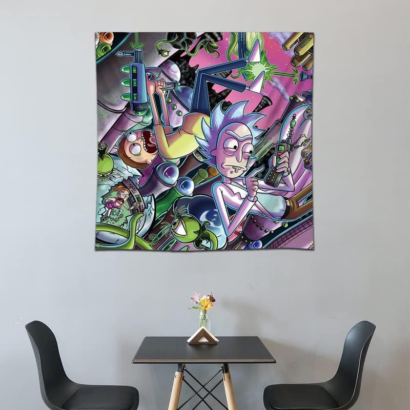 Funny Cartoon Tapestry Wall Banner for Bedroom Decor (36