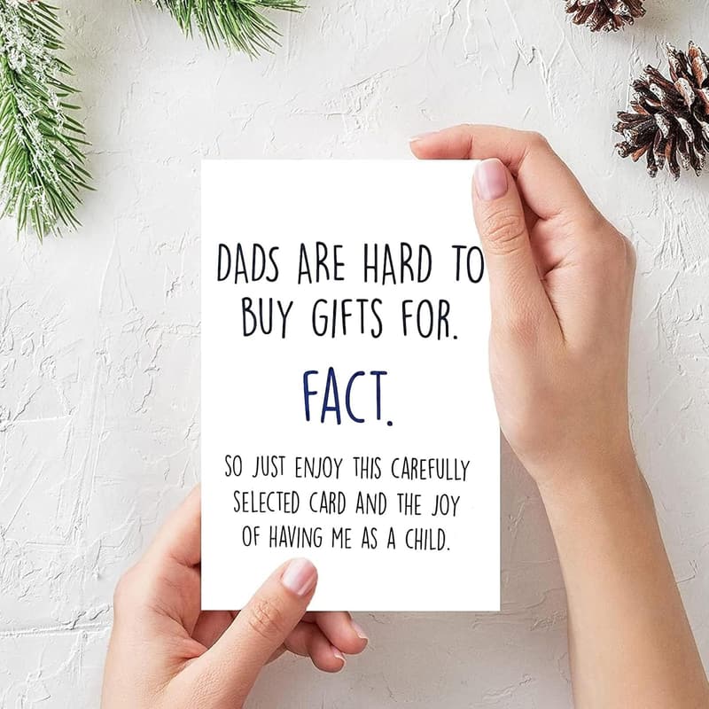 Funny Father's Day Card – Thank You Gifts for Dad