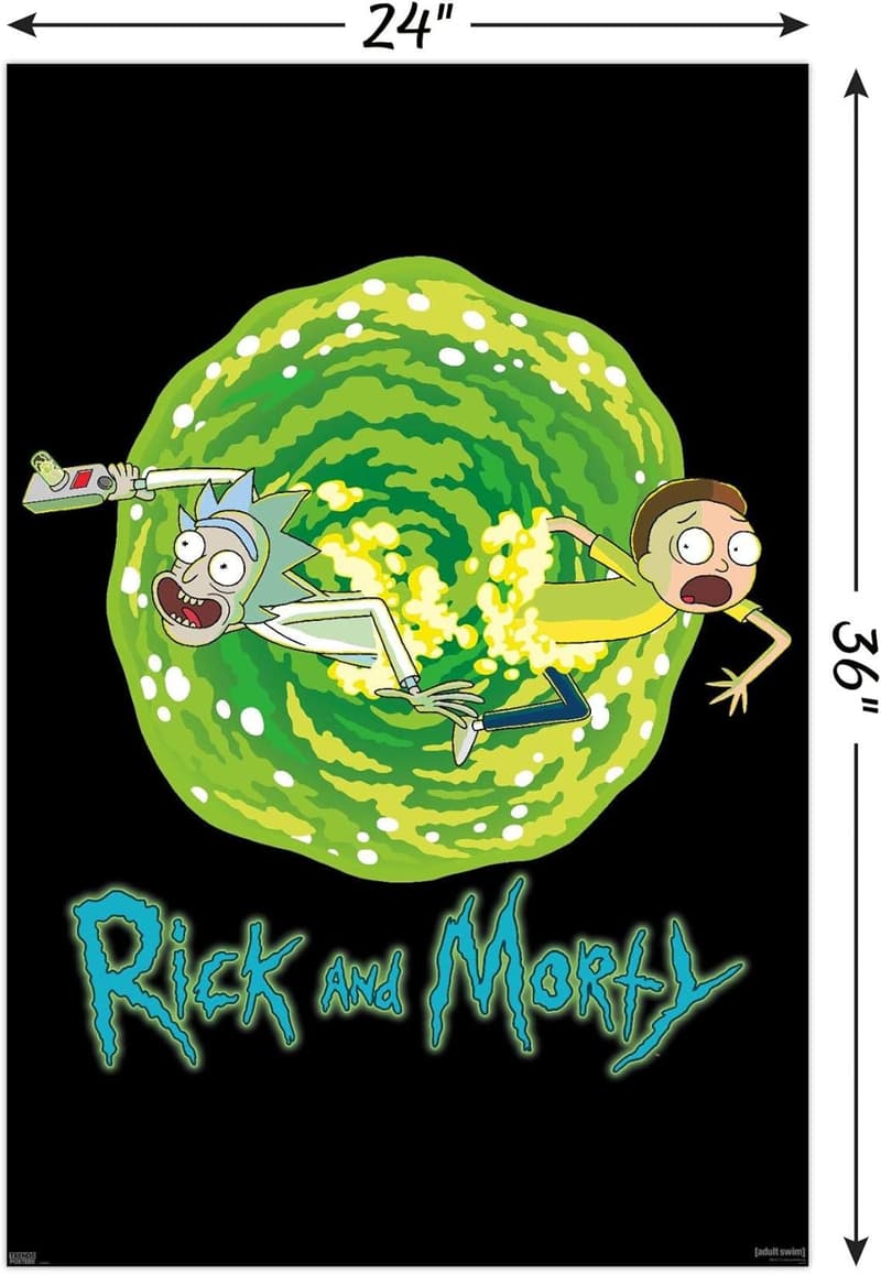 Rick and Morty Portal Wall Poster - 24