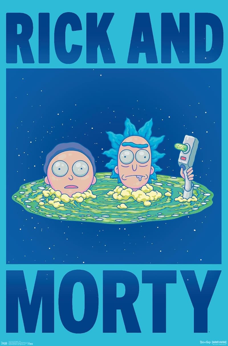 Rick and Morty Wall Poster - Unframed, 22.375