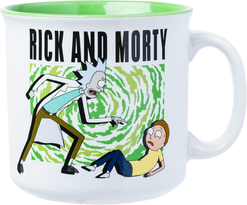 Rick and Morty 20oz Ceramic Camper Mug