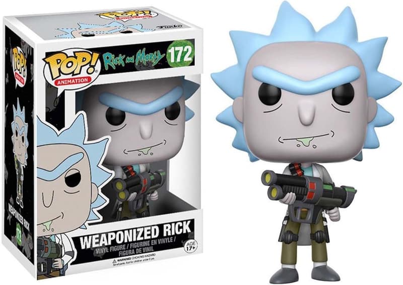 Rick and Morty Weaponized Rick Funko POP Action Figure