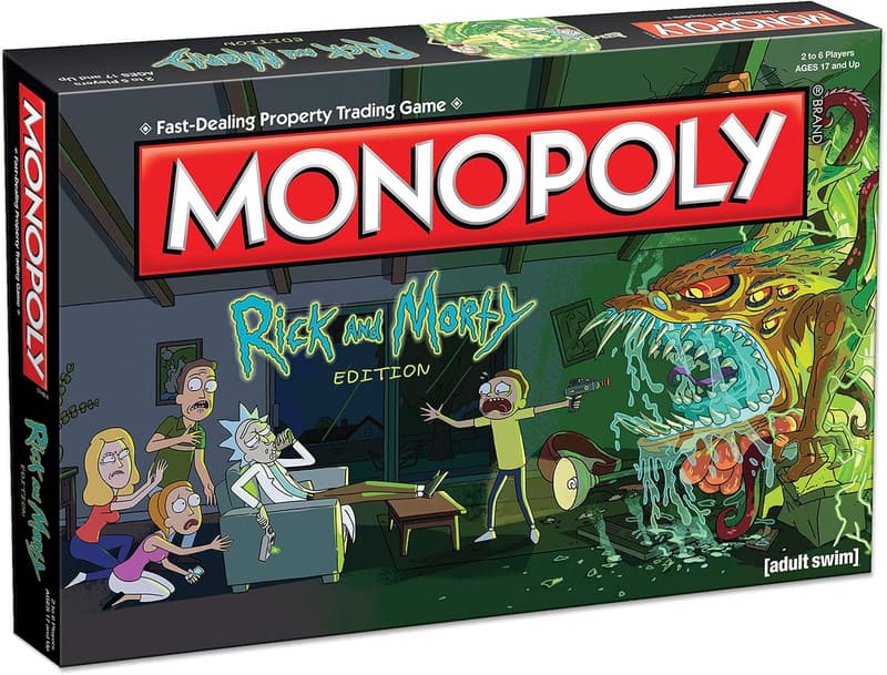 Rick and Morty Monopoly Board Game | Officially Licensed