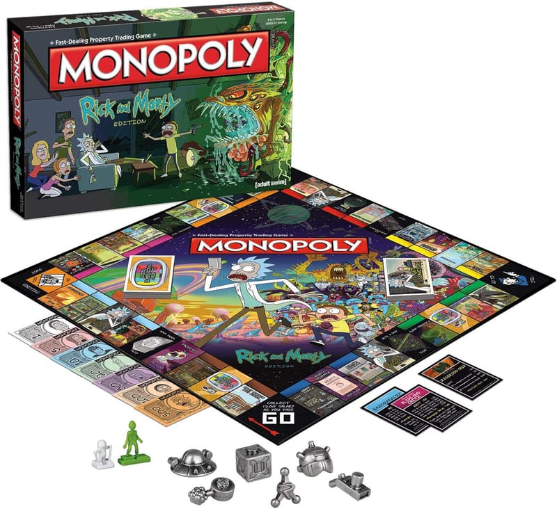 Rick and Morty Monopoly Board Game | Officially Licensed