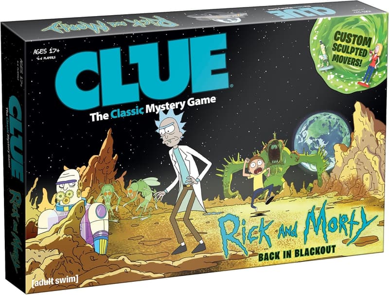 Rick and Morty Clue Board Game | Collectible for Fans