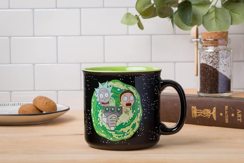 Rick and Morty Ram Portal Ceramic Camper Mug, 20 oz