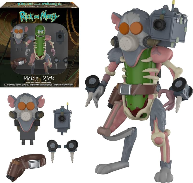 Rick and Morty Pickle Rick Action Figure - Official Collectible