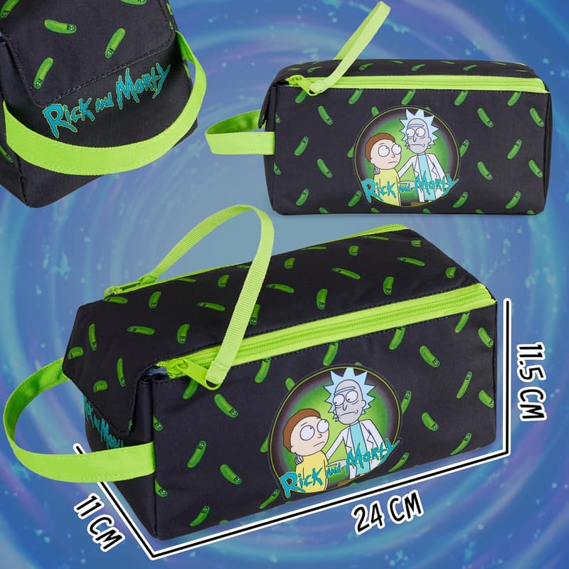 Men's Travel Toiletry Bag - Rick and Morty Design