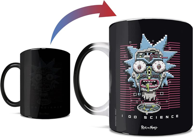 Rick and Morty Color Changing Mug - 11 oz Science Design