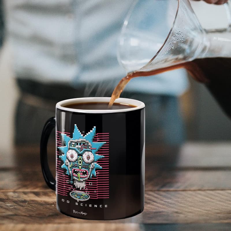 Rick and Morty Color Changing Mug - 11 oz Science Design