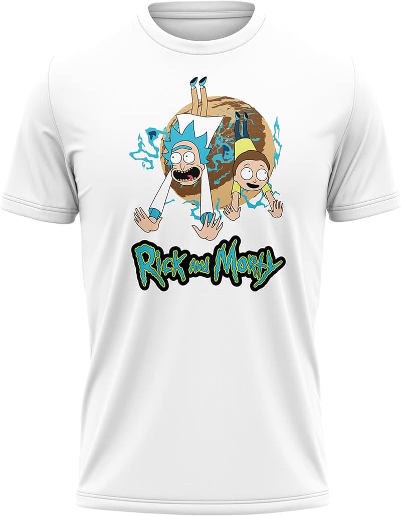 Rick and Morty Lounge Set with T-shirt, Pants & Socks