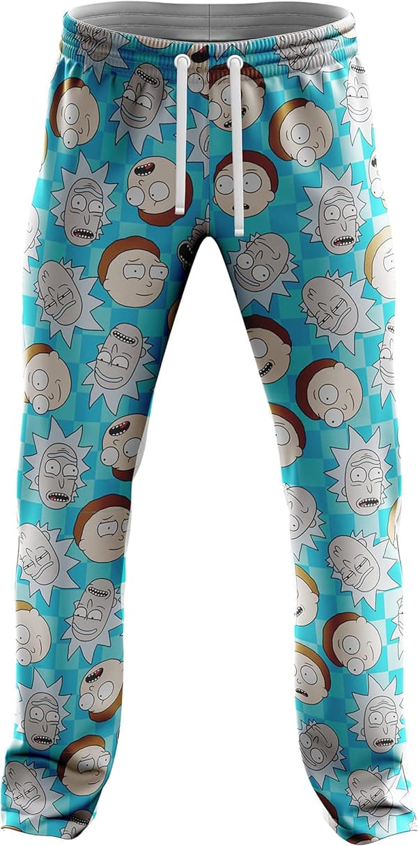 Rick and Morty Lounge Set with T-shirt, Pants & Socks
