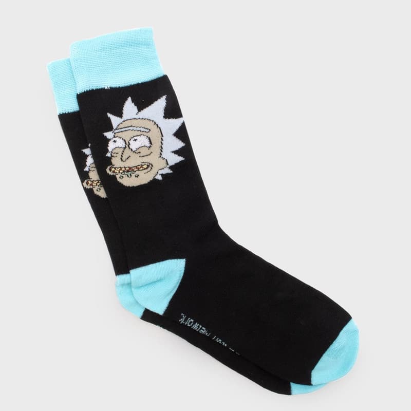 Rick and Morty Gift Set: 3 Pairs of Socks & Pint Glass