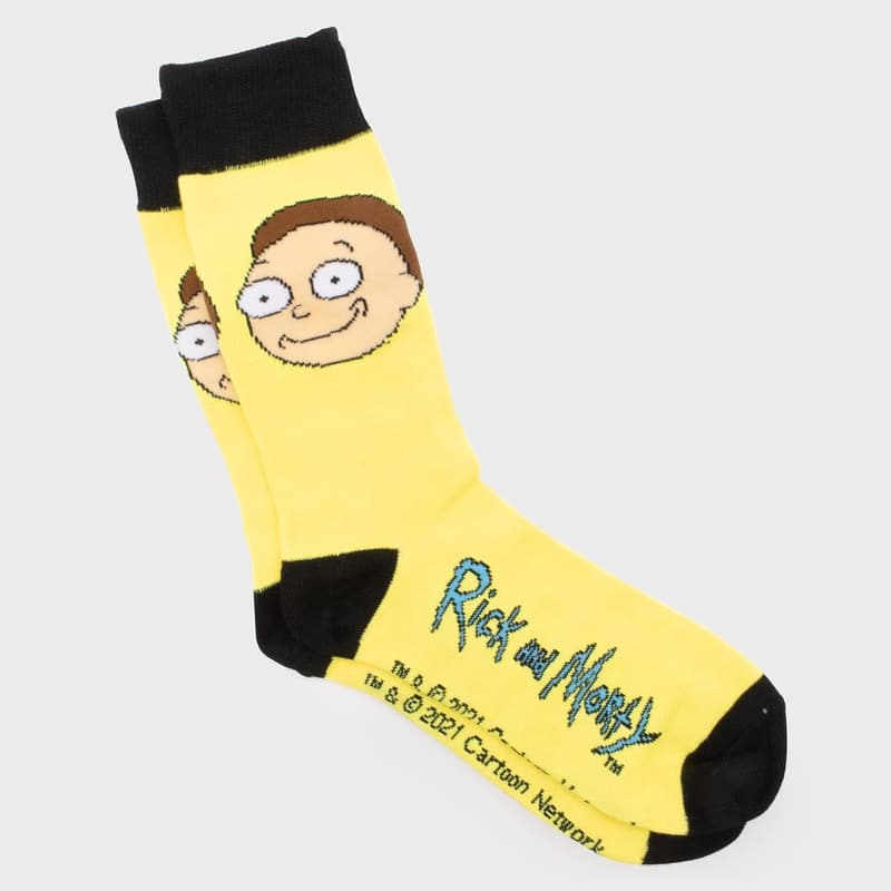 Rick and Morty Gift Set: 3 Pairs of Socks & Pint Glass