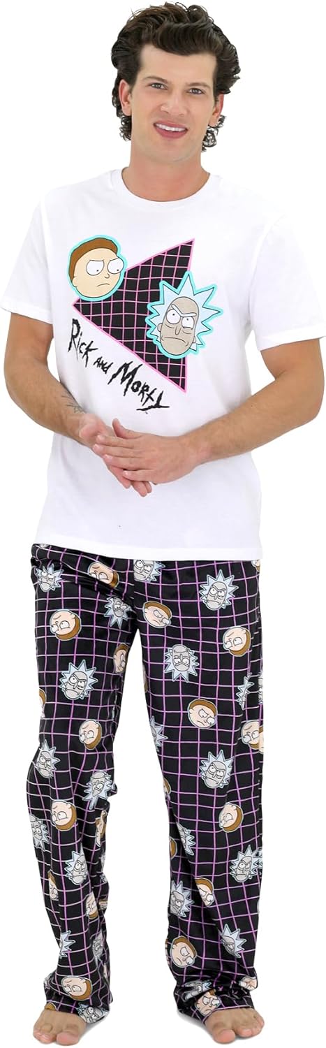 Rick and Morty Men's Pajama Set - 2-Piece Gift Box