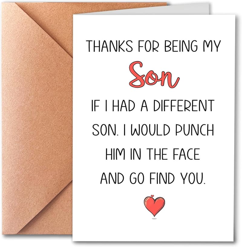 Funny Birthday Card for Son - Happy Birthday Wishes