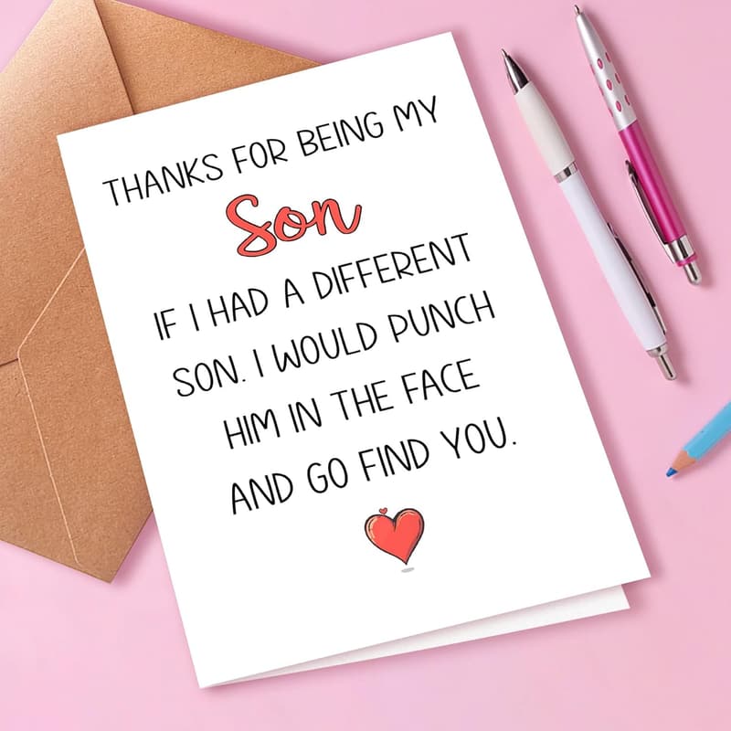 Funny Birthday Card for Son - Happy Birthday Wishes