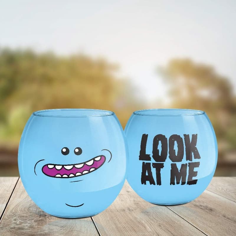 Rick and Morty Meeseeks Mini Glass Set - 1.5oz (Set of 4)