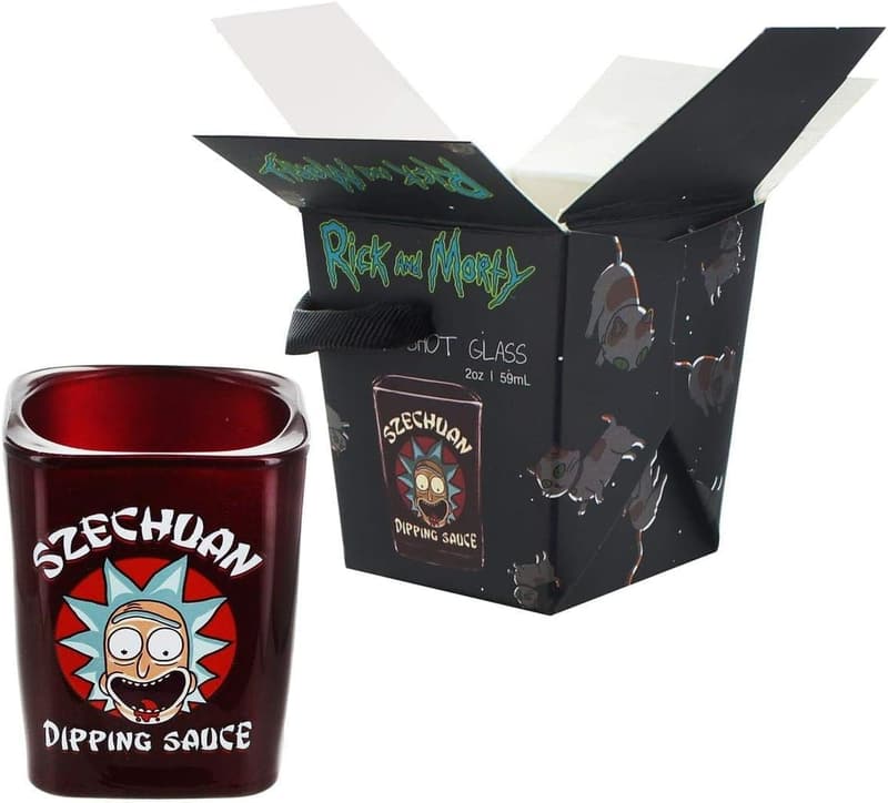 Rick and Morty Szechuan Sauce Shot Glass - 2 oz Novelty Collectible