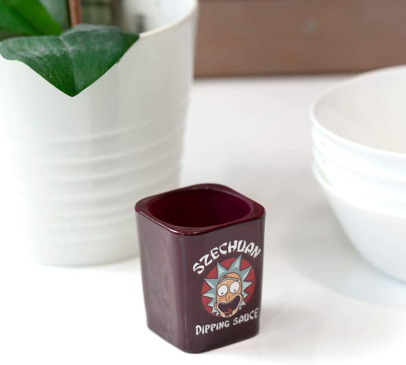Rick and Morty Szechuan Sauce Shot Glass - 2 oz Novelty Collectible