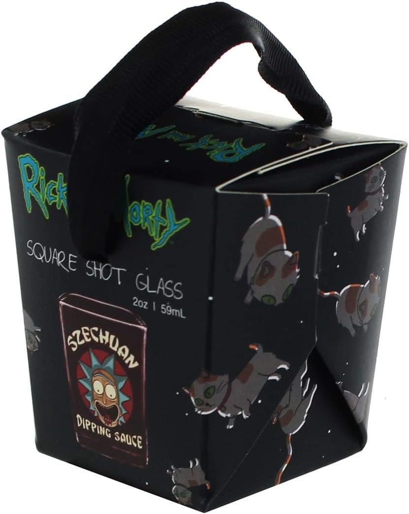 Rick and Morty Szechuan Sauce Shot Glass - 2 oz Novelty Collectible