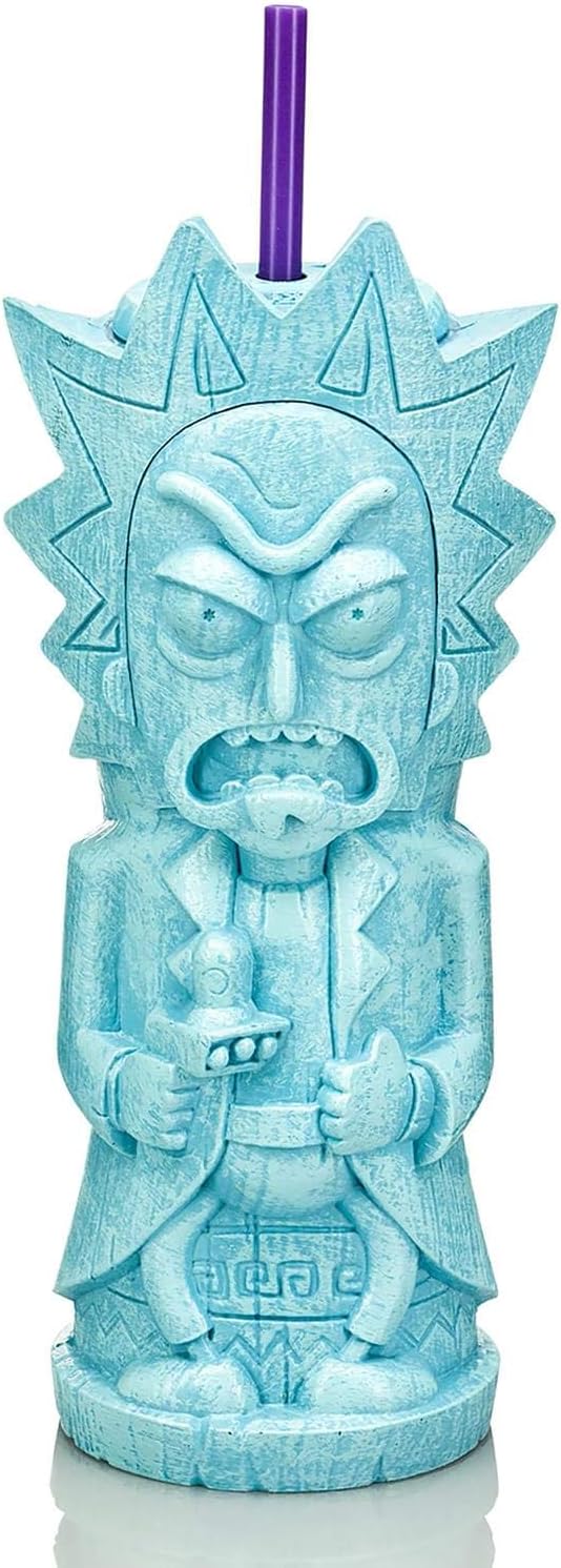 Rick & Morty Tiki Cup - 25 oz Rick Sanchez Collectible Tumblers