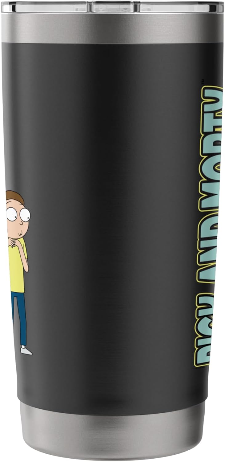 Rick and Morty Insulated Tumbler with Cool Pose Design