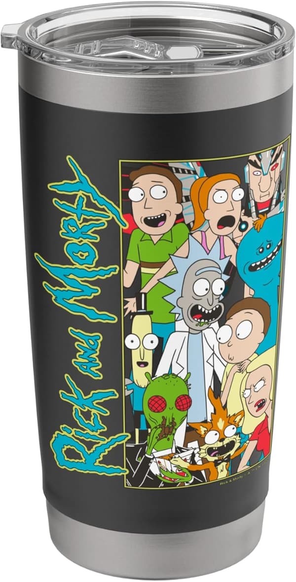 Rick & Morty Stainless Steel Insulated Tumbler