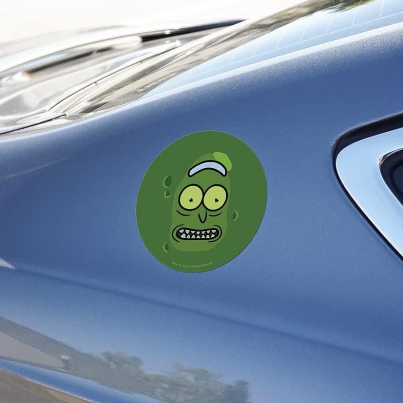 Rick and Morty Pickle Rick Vinyl Magnet for Cars and Lockers